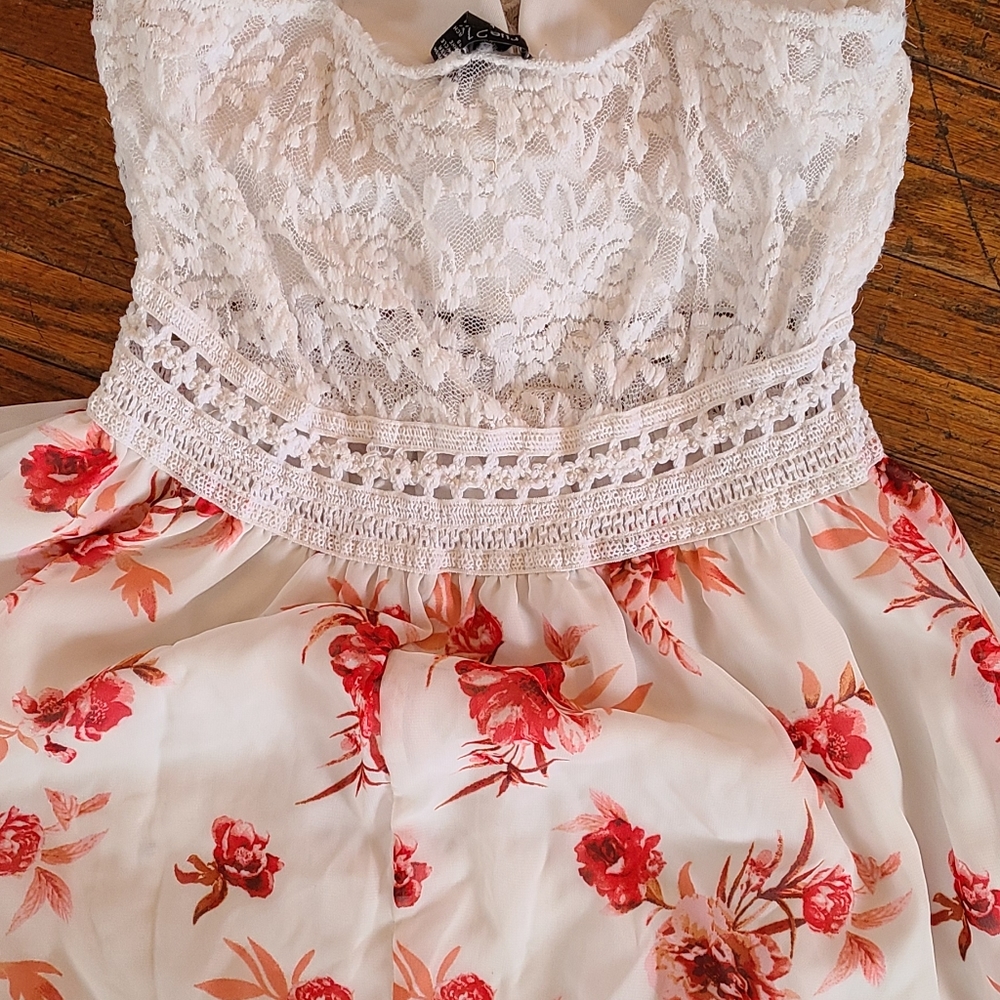 Long floral dress